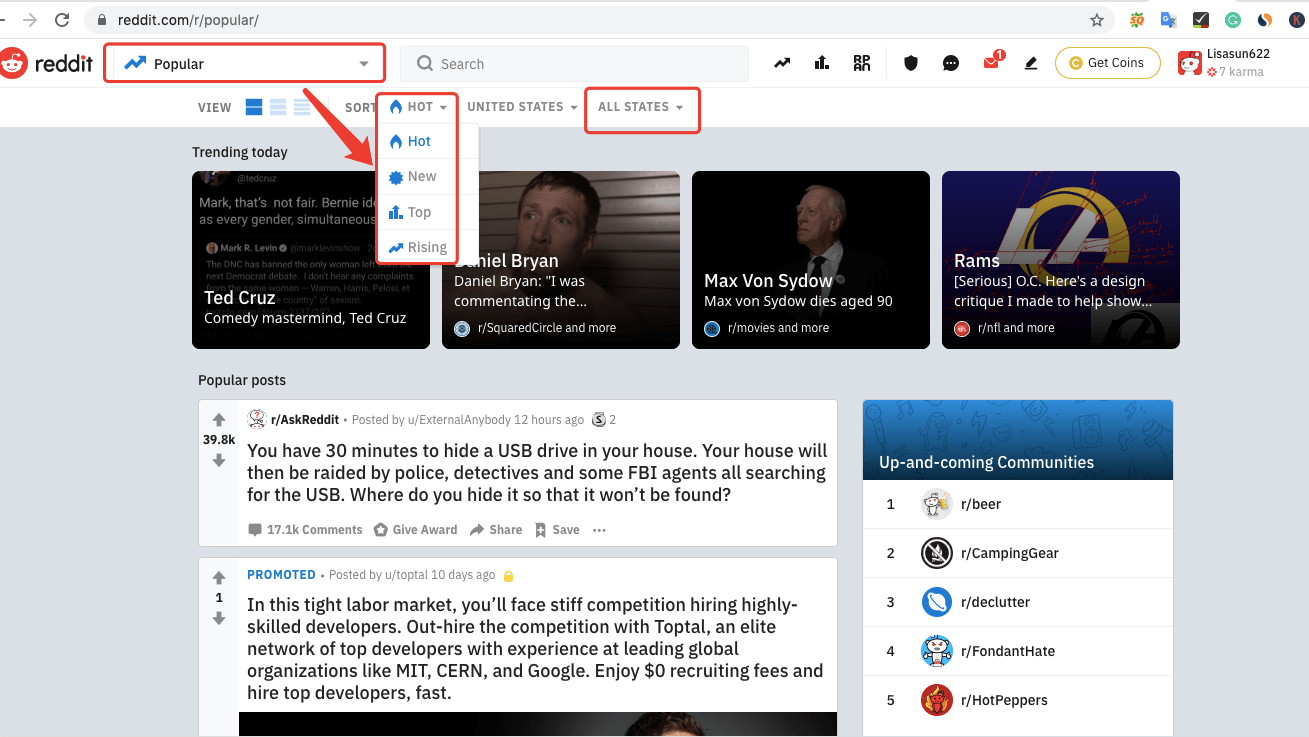 reddit popular 