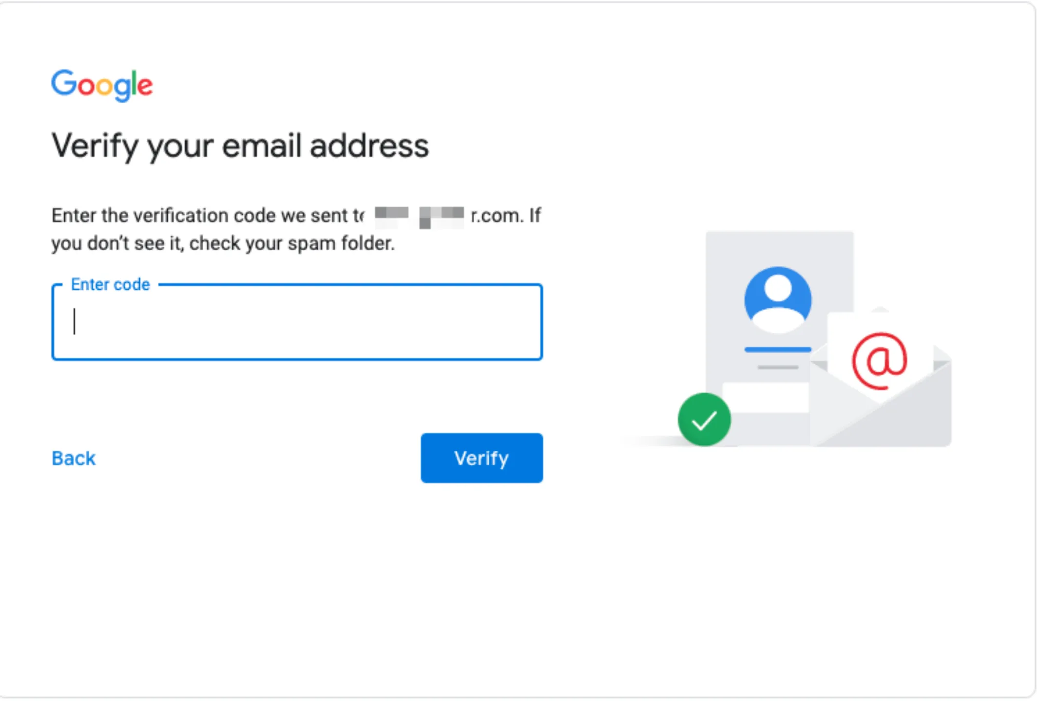 谷歌账号注册 验证邮件地址